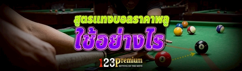 สูตรแทงบอลราคาพลู ใช้อย่างไร