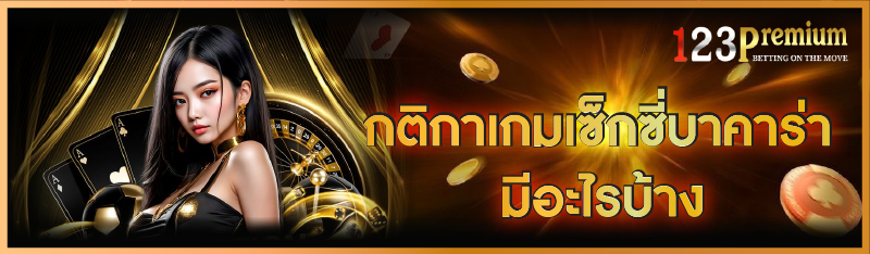 กติกาเกมเซ็กซี่บาคาร่า มีอะไรบ้าง